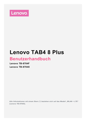 Lenovo TAB4 8 Plus Benutzerhandbuch