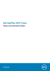 Dell OptiPlex 3070 Tower Einrichtung Und Technische Daten