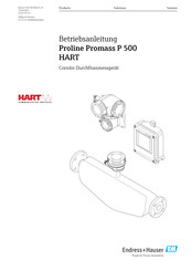 Endress+Hauser Proline Promag P 500 HART Betriebsanleitung