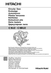 Hitachi Koki C 9BU2 Bedienungsanleitung