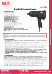 BGS technic 3225 Bedienungsanleitung