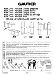 Gautier D02 - ADULIS Bedienungsanleitung