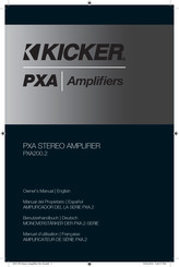 Kicker PXA.2 Serie Benutzerhandbuch
