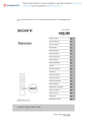 Sony Bravia XR-50X9 J Serie Referenz-Anleitung
