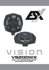 Esx VISION VS200WX Bedienungsanleitung