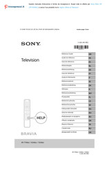 Sony BRAVIA XR-65A8 K-Serie Referenz-Anleitung