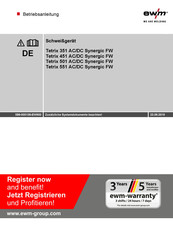 EWM Tetrix 501 AC/DC Synergic FW Betriebsanleitung