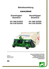 Amazone SmartCut HH 2100 SUPER Betriebsanleitung