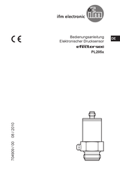 IFM Electronic efector500 PL205 Serie Bedienungsanleitung