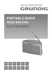 Grundig MUSIC 8000 DAB+ Bedienungsanleitung