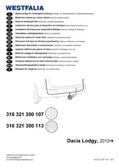 Westfalia 316 321 300 107 Montage- Und Betriebsanleitung