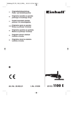 EINHELL 20.932.21 Originalbetriebsanleitung