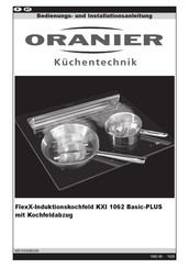 Oranier KXI 1062 Basic-PLUS Bedienungs- Und Installationsanleitung