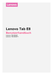 Lenovo Tab E8 Benutzerhandbuch