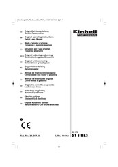 EINHELL GP-PM 51 S B&S Originalbetriebsanleitung