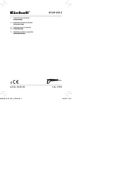 EINHELL BT-AP 650 E Originalbetriebsanleitung