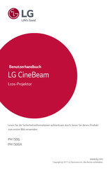 LG CineBeam PH150GX Benutzerhandbuch