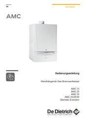 De Dietrich AMC 15 Bedienungsanleitung