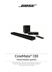 Bose CineMate 130 Bedienungsanleitung