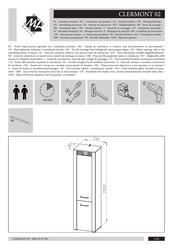 ML MEBLE CLERMONT 02 Montageanleitung