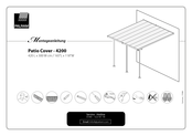 Palram Patio Cover - 4200 Montageanleitung