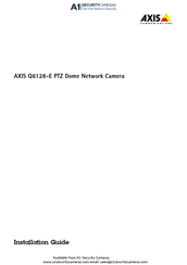 Axis Communications Q6128-E PTZ Montageanleitung