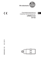 Ifm Electronic efector100 GI712S Originalbetriebsanleitung