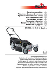 Grizzly BRM 56-196 A-OHV Quattro Originalbetriebsanleitung