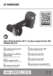 Parkside PWSAM 20-Li A1 Originalbetriebsanleitung