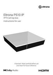 Eltrona P510 IP Gebrauchsanweisung