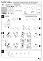 Brother TD-4210D Installationsanleitung