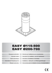 BFT EASY 115-500 Installations-, Gebrauchs- Und Wartungsanleitungen