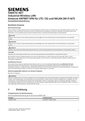 Siemens SIMATIC NET ANT897-5PN Kompaktbetriebsanleitung