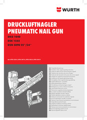 Würth 0703 547 0 Originalbetriebsanleitung