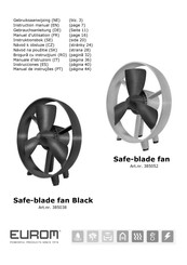 EUROM Safe-blade fan Gebrauchsanleitung