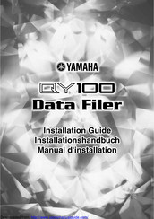 Yamaha QY100 Installationshandbuch