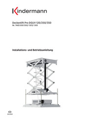 Kindermann Pro DGUV 120 Installation Und Betriebsanleitung