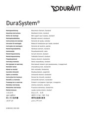 Duravit DuraSystem WD2001 000 000 Montageanleitung
