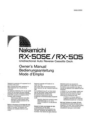 Nakamichi RX-505E Bedienungsanleitung