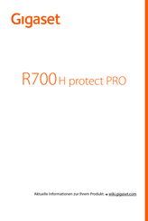 Gigaset R700H protect PRO Bedienungsanleitung
