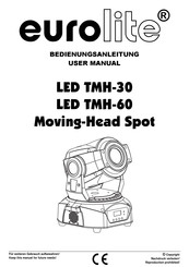 EuroLite LED TMH-30 Moving-Head Spot Bedienungsanleitung