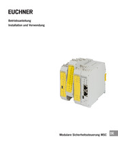 EUCHNER MSC-CE-MR-122716 Betriebsanleitung