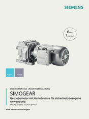 Siemens SIMOGEAR 2332 Bedienungsanleitung