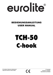 EuroLite TCH-50/20 C-hook Bedienungsanleitung