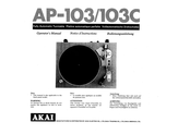 Akai AP-103C Bedienungsanleitung