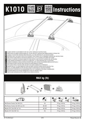 Yakima K1010 Montageanleitung