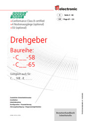 TR-Electronic C -65 Serie Benutzerhandbuch