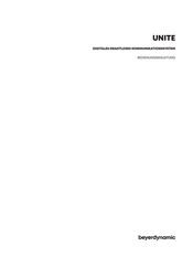 Beyerdynamic UNITE Bedienungsanleitung