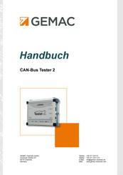 gemac CAN-Bus Tester 2 Handbuch