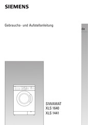 Siemens Siwamat XLS 1441 Bedienungsanleitung